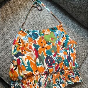 SHEIN halter top cropped size Medium